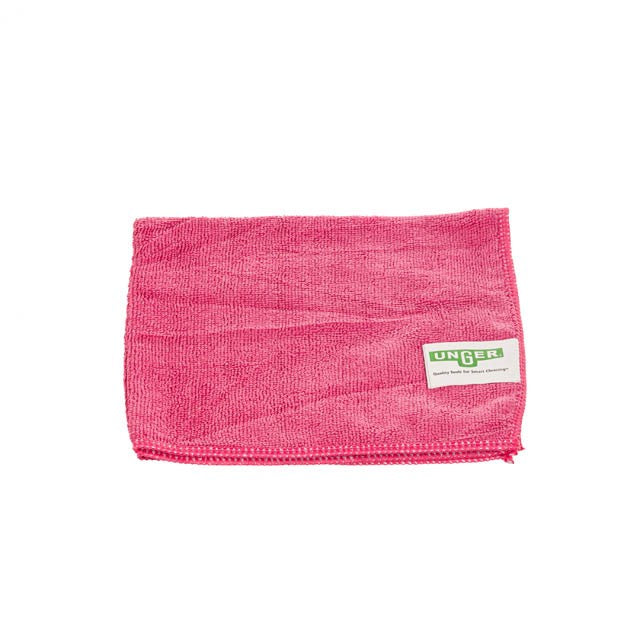 Unger MicroWipe 500 Light Duty 16"x16"/40x40cm, red cloth