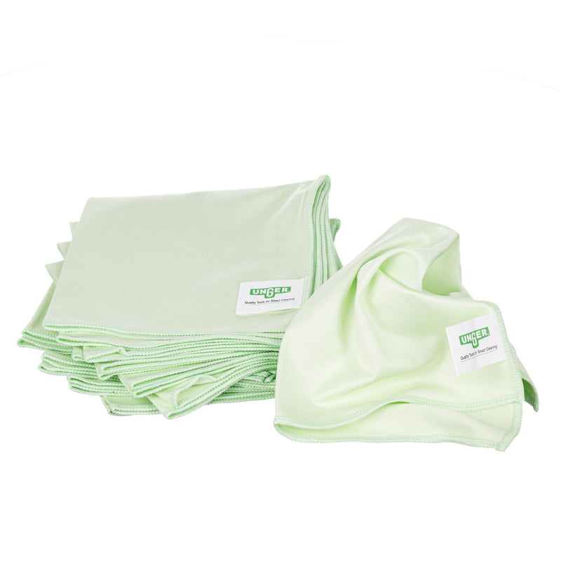 Unger MicroWipe, folded cloths, angle view