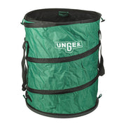 Unger NiftyNabber Bagger, green pop-up bagger, open