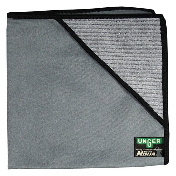 Unger Ninja MicroWipe Cloths, folded cloth with label