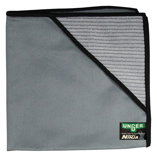 Unger Ninja MicroWipe Cloths, folded cloth with label
