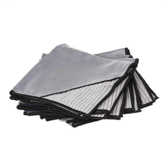 Unger Ninja MicroWipe Cloths, stack of folded cloths