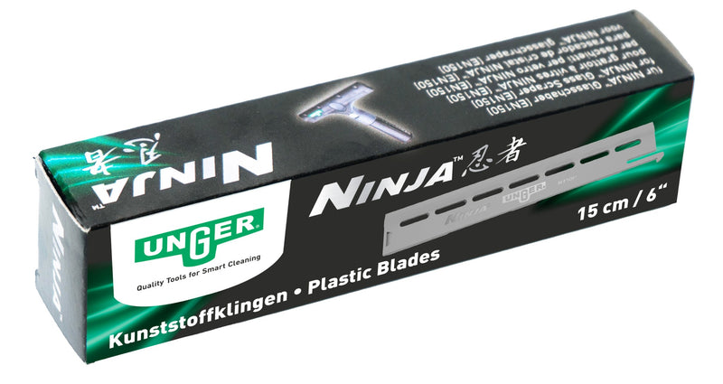 Unger Ninja Plastic Blade, box of 6 inch Ninja plastic blades