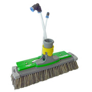 Unger nLITE Hybrid Brush Complete, nLITE hybrid brush with hoses, angle view