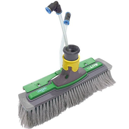 Unger nLITE Power Brush Complete, unflagged 11"/28cm, nLITE power brush with hose