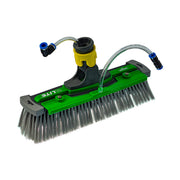 Unger nLITE Power Brush Complete, unflagged 11"/28cm, power brush with hoses, angle view