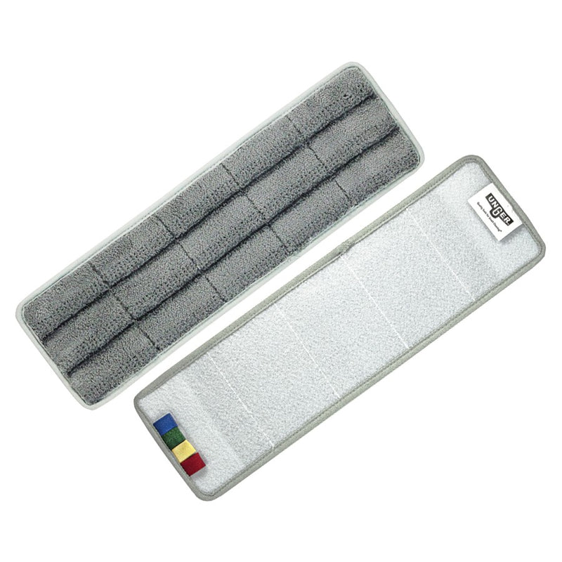Unger OmniClean Microfiber Pads, OmniClean microfiber pads, front and back