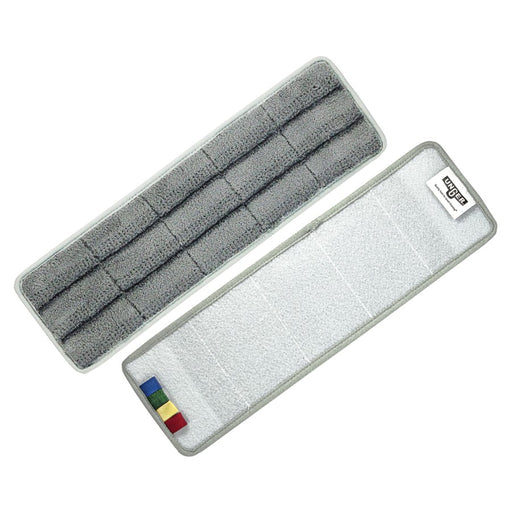 Unger OmniClean Microfiber Pads, OmniClean microfiber pads, front and back