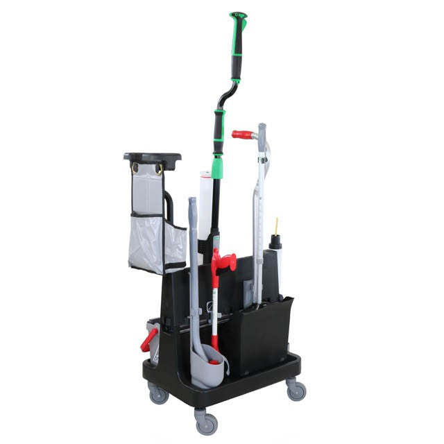 Unger OmniClean Restroom Cart, restroom cart