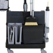 Unger OmniClean Spot Cart, caddy and bin close-up