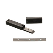 Unger Premium Glass Scraper Blades 6"/15cm, blade dispenser with blades