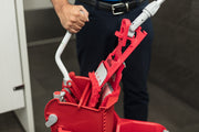 Unger Pro Restroom Cleaning Kit, wringing the mop