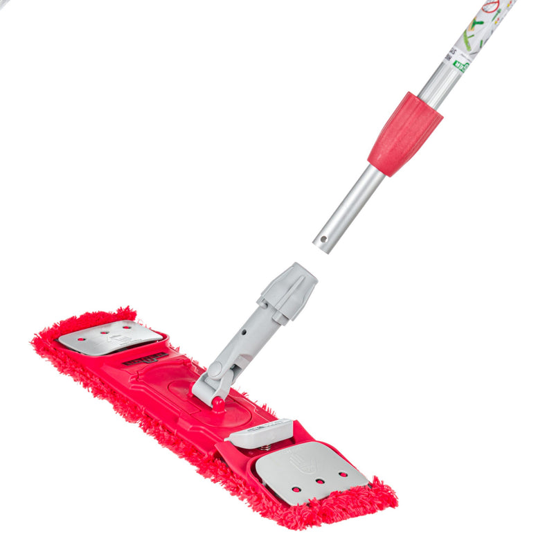 Unger Restroom Complete Mop Pack, mop frame and pad, angle view
