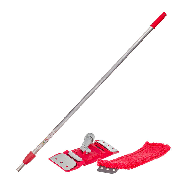 Unger Restroom Complete Mop Pack, mop on its telescopic pole