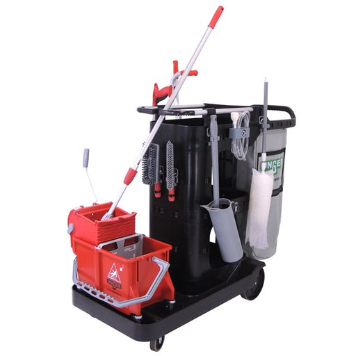 Unger RestroomRx Cleaning Specialist System Complete, system, rear view