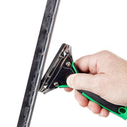 Unger S-Channels, channel fitted to squeegee handle