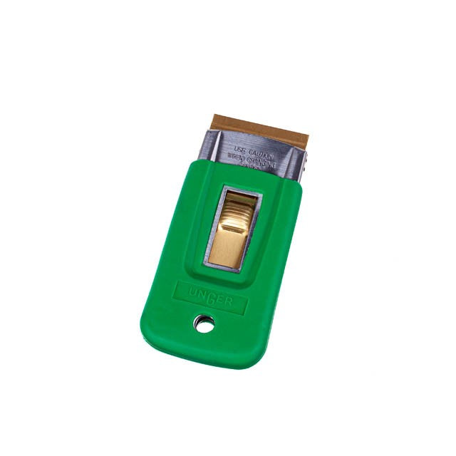 Unger Safety Scrapers 1.5"/4cm, green ErgoTec safety scraper