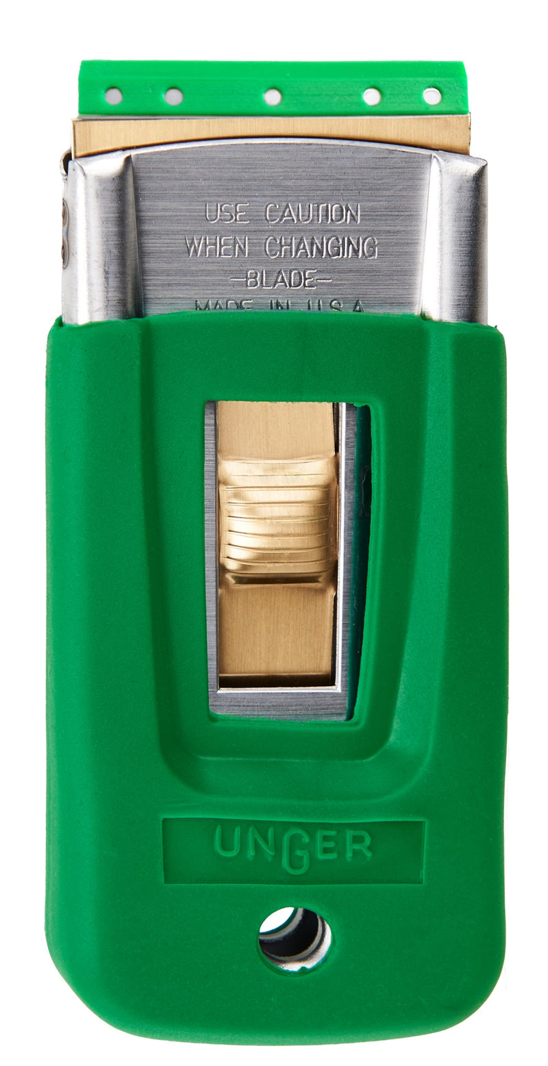 Unger Safety Scraper Plastic Blade, plastic blade fitted in a safety scraper