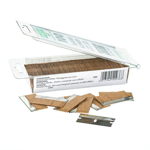 Unger Safety Scraper Replacement Blades 1.5"/4cm, blade box with loose blades