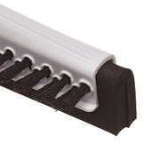 Unger Sanitary Brush 18"/45cm, bristles and foam blade close-up