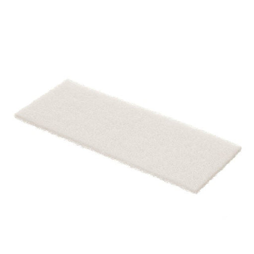 Unger Scrub Pad, white scrub pad, angle view