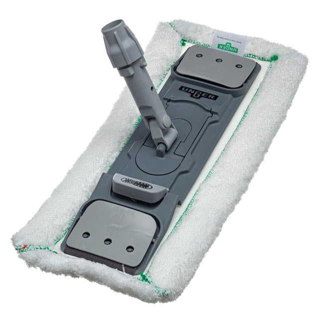 Unger SmartColor Microfiber Spill Mop, spill mop holder, top view