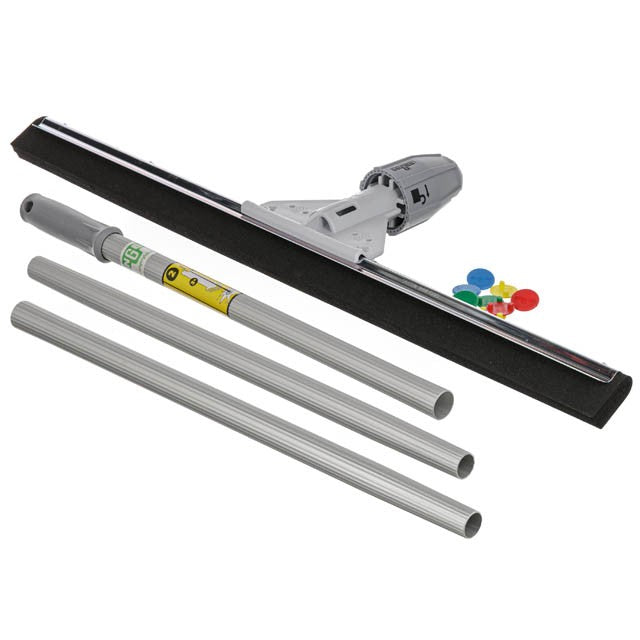 Unger SmartFit WaterWand Heavy Duty 30"/75cm, floor squeegee kit with handle
