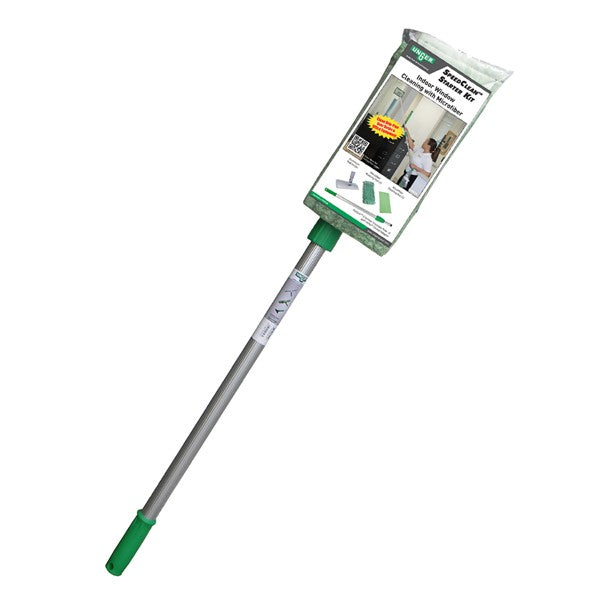 Unger SpeedClean Starter Kit, kit in its retail packaging on the pole