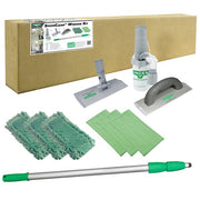 Unger SpeedClean Window Kit, kit contents with the shipping box