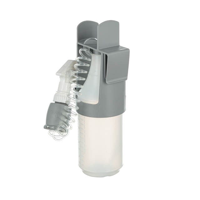 Unger Sprayer On A Belt, holster belt clip, side view