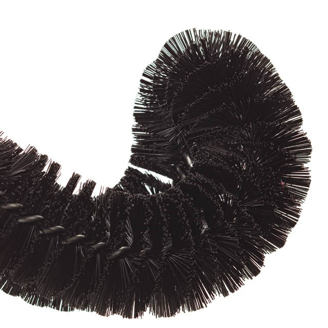 Unger StarDuster Pipe Brush, curved bristle head close-up