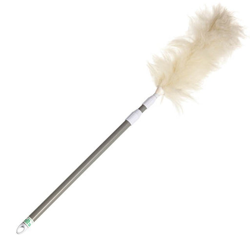 Unger StarDuster Pro Lambswool Duster, StarDuster Pro lambswool duster on a telescopic handle