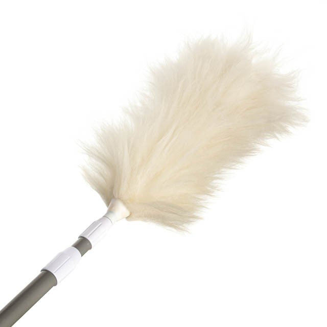Unger StarDuster Pro Lambswool Duster, lambswool head fully fluffed