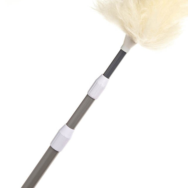 Unger StarDuster Pro Lambswool Duster, telescopic handle sections