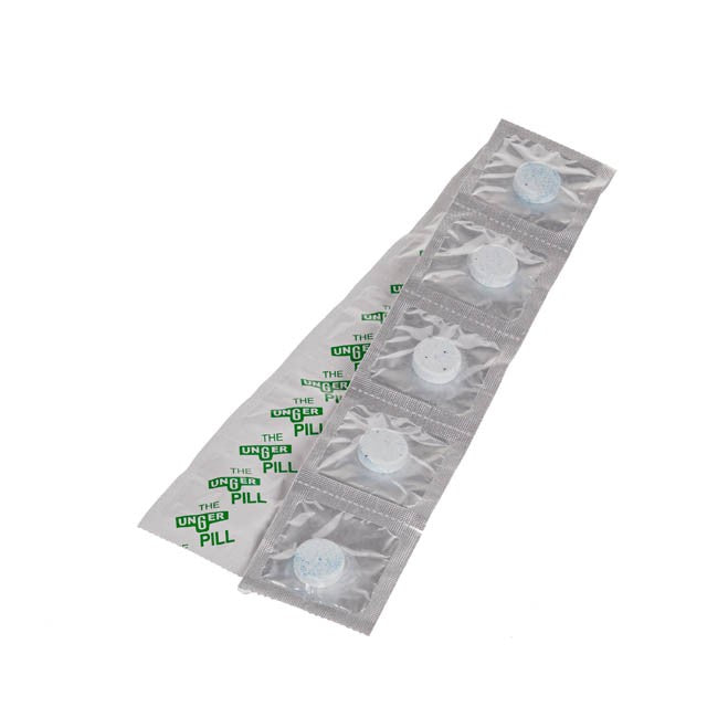 Unger The Pill Glass Cleaner, tablet strip
