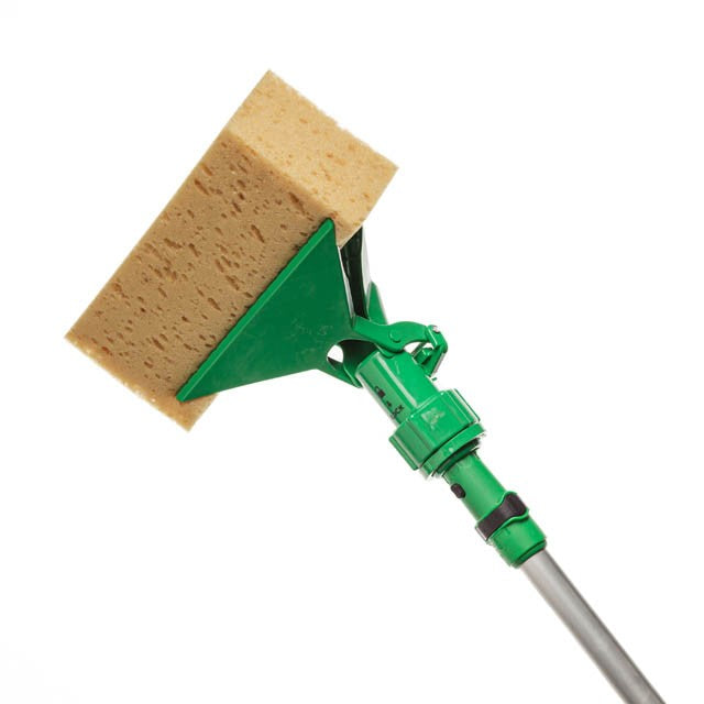 Unger The Sponge, sponge in a holder on a pole, angle view