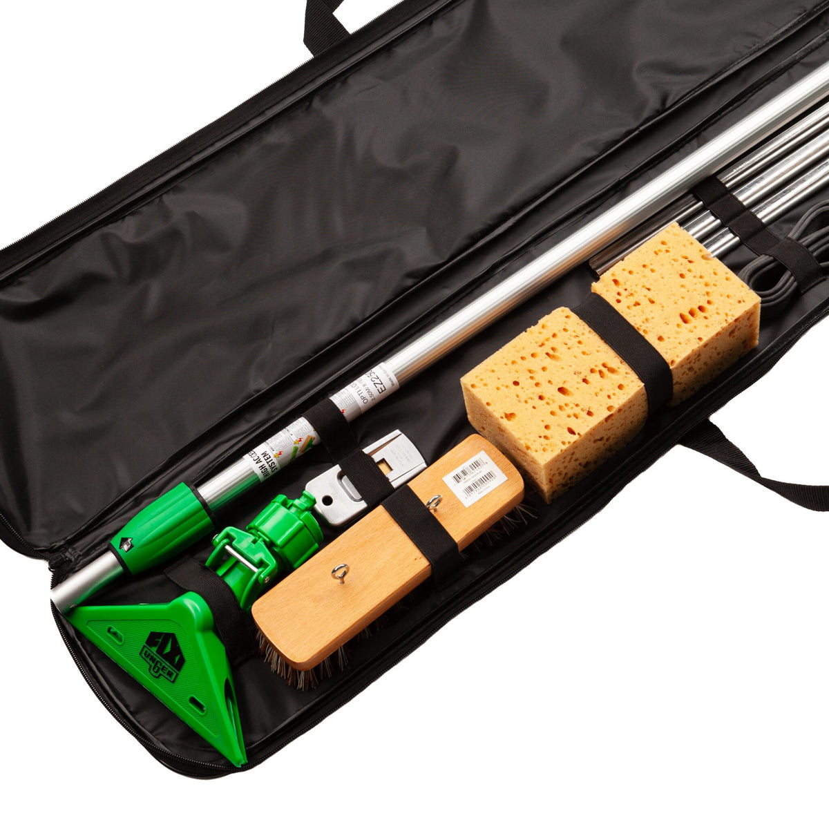 Washing and Squeegee Tools in the Case
