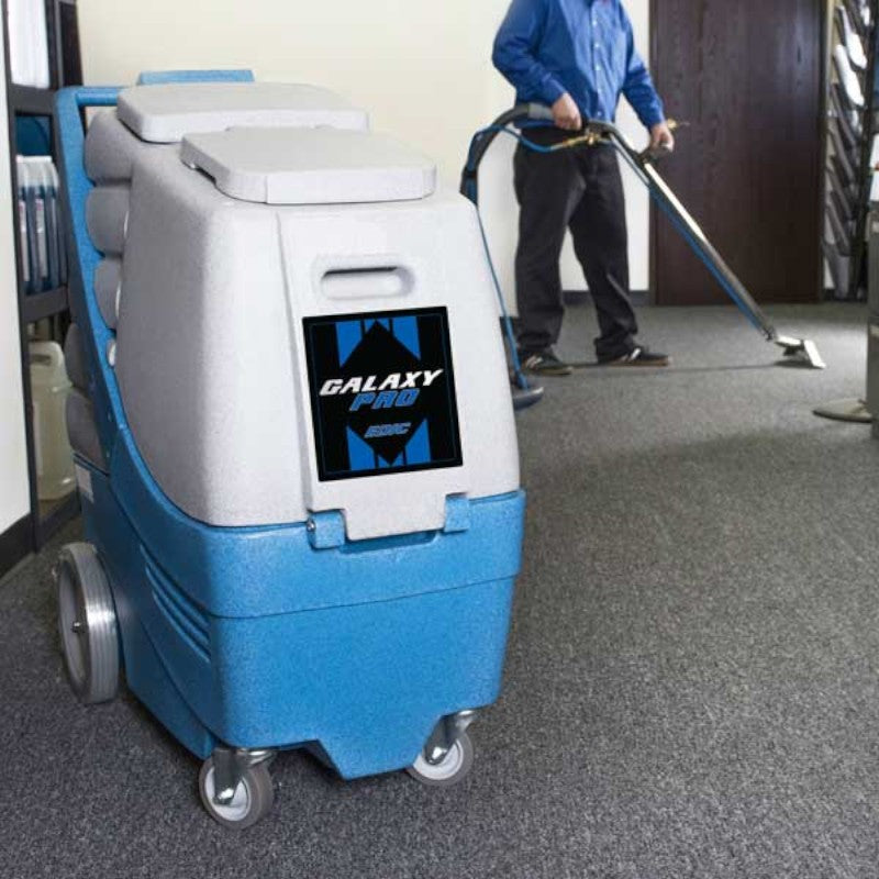 using wand with edic 17 gallon galaxy pro 220 psi heat ready for versatile upholstery and carpet cleaning.