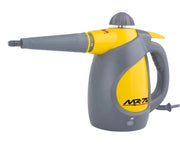 Vapamore MR-75 Amico side view with jet nozzle fitted, gray and yellow body