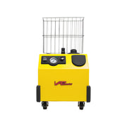 Vapamore MR-750 Ottimo front view showing pressure gauge, switch panel, hose socket and basket