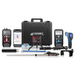 Tramex Water Damage Restoration Inspector Kit - WDIK An image of the Tramex Water Damage Restoration Inspector Kit, displaying various components including moisture meters and accessories designed for assessing water damage. The kit is arranged on a neutral background, showcasing its professional-grade quality and utility for restoration tasks.