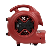 x 600a air mover red left side view.