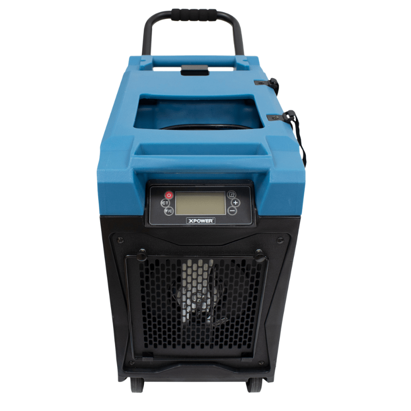 xd 85l2 blue 1gr dehumidifier front top view.