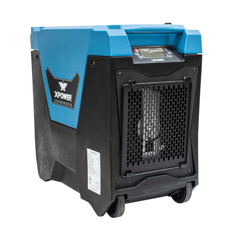 xd 85l2 blue lgr dehumidifier main image handle down.
