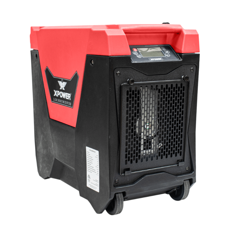 xd 85l2 red lgr dehumidifier main image handle down.